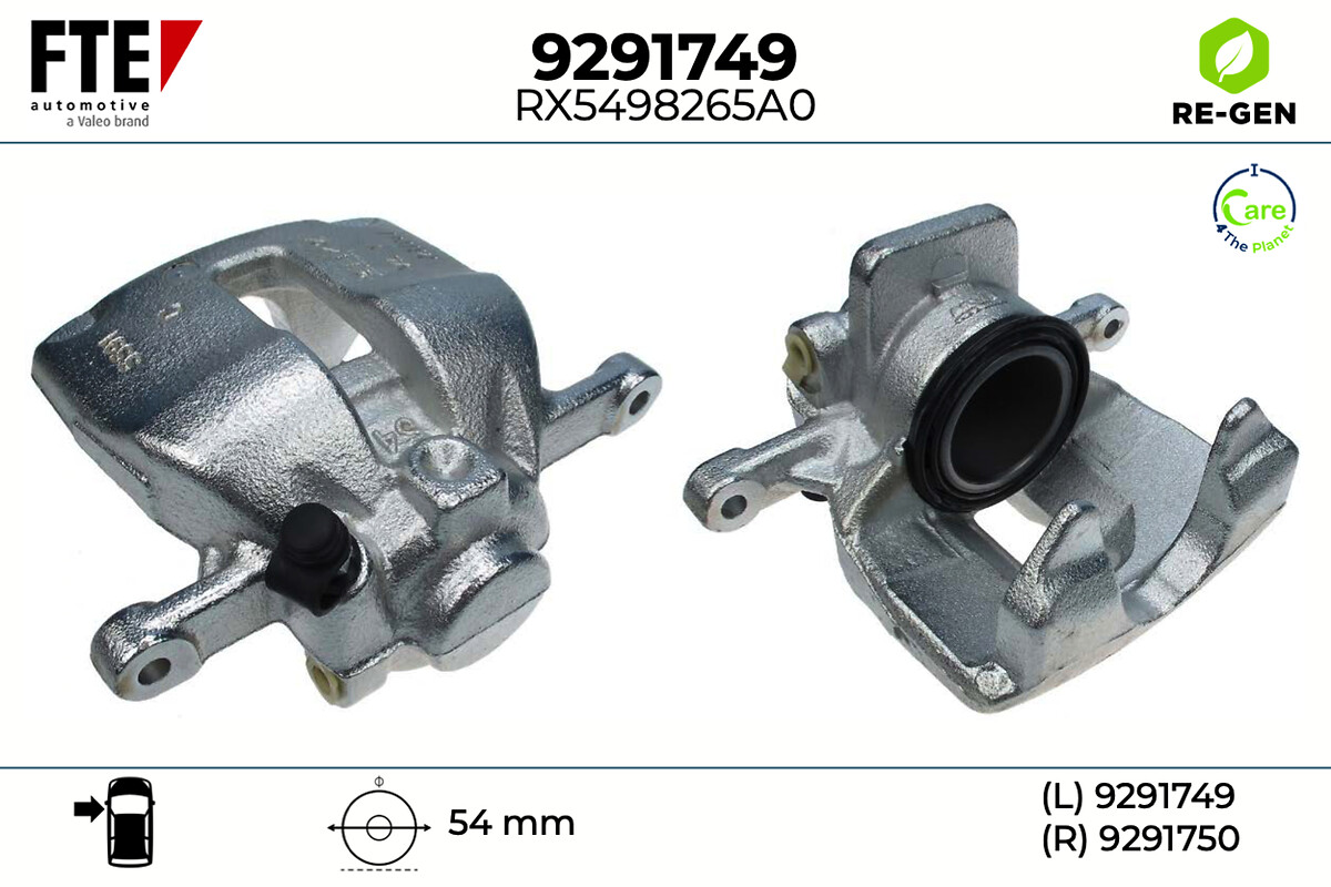 Étrier de frein FTE automotive GmbH ref. 9291749