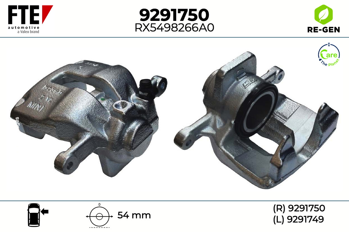 Étrier de frein FTE automotive GmbH ref. 9291750