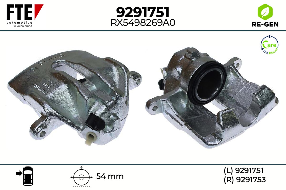 Étrier de frein FTE automotive GmbH ref. 9291751