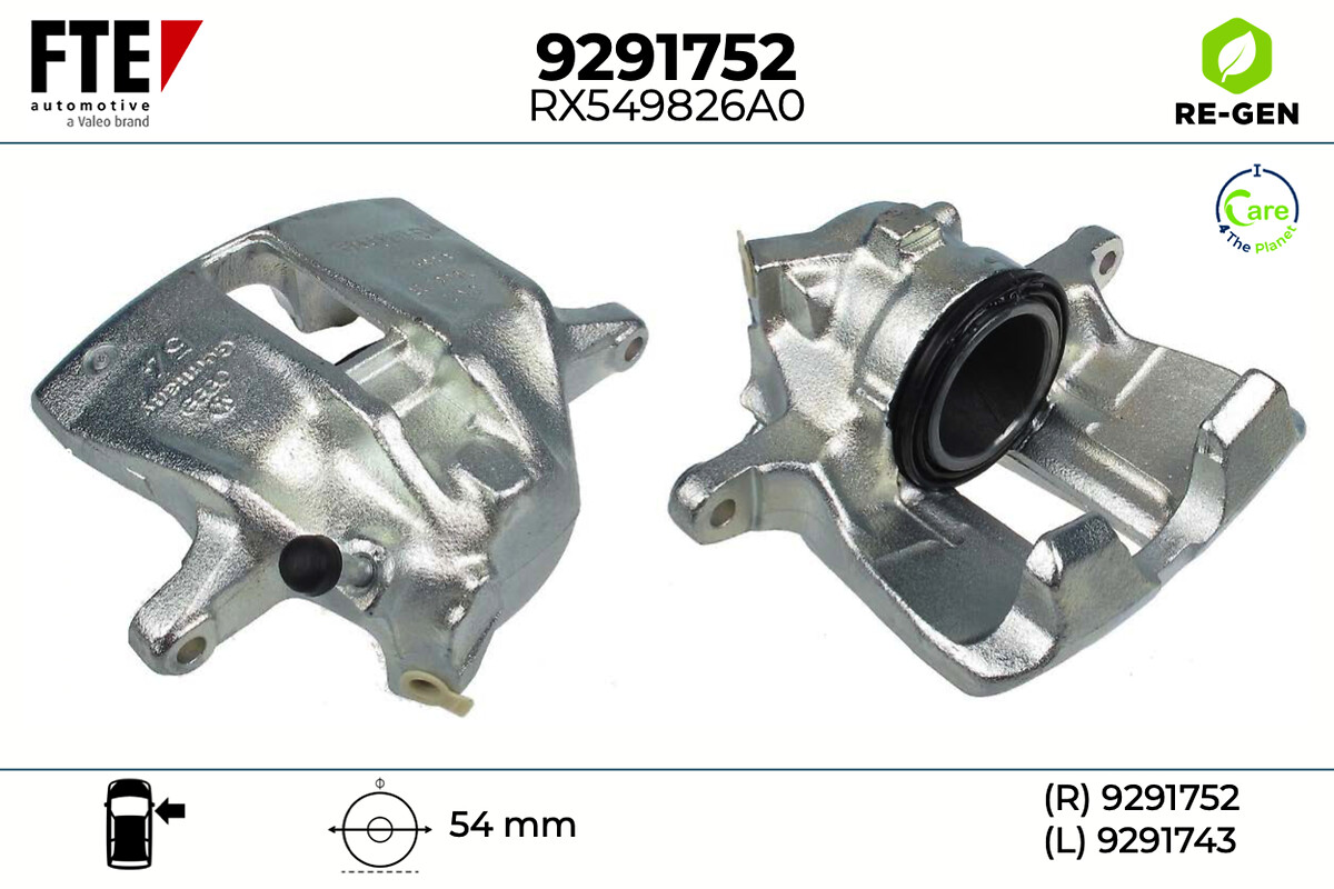 Étrier de frein FTE automotive GmbH ref. 9291752