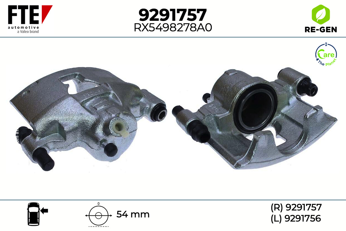 Étrier de frein FTE automotive GmbH ref. 9291757