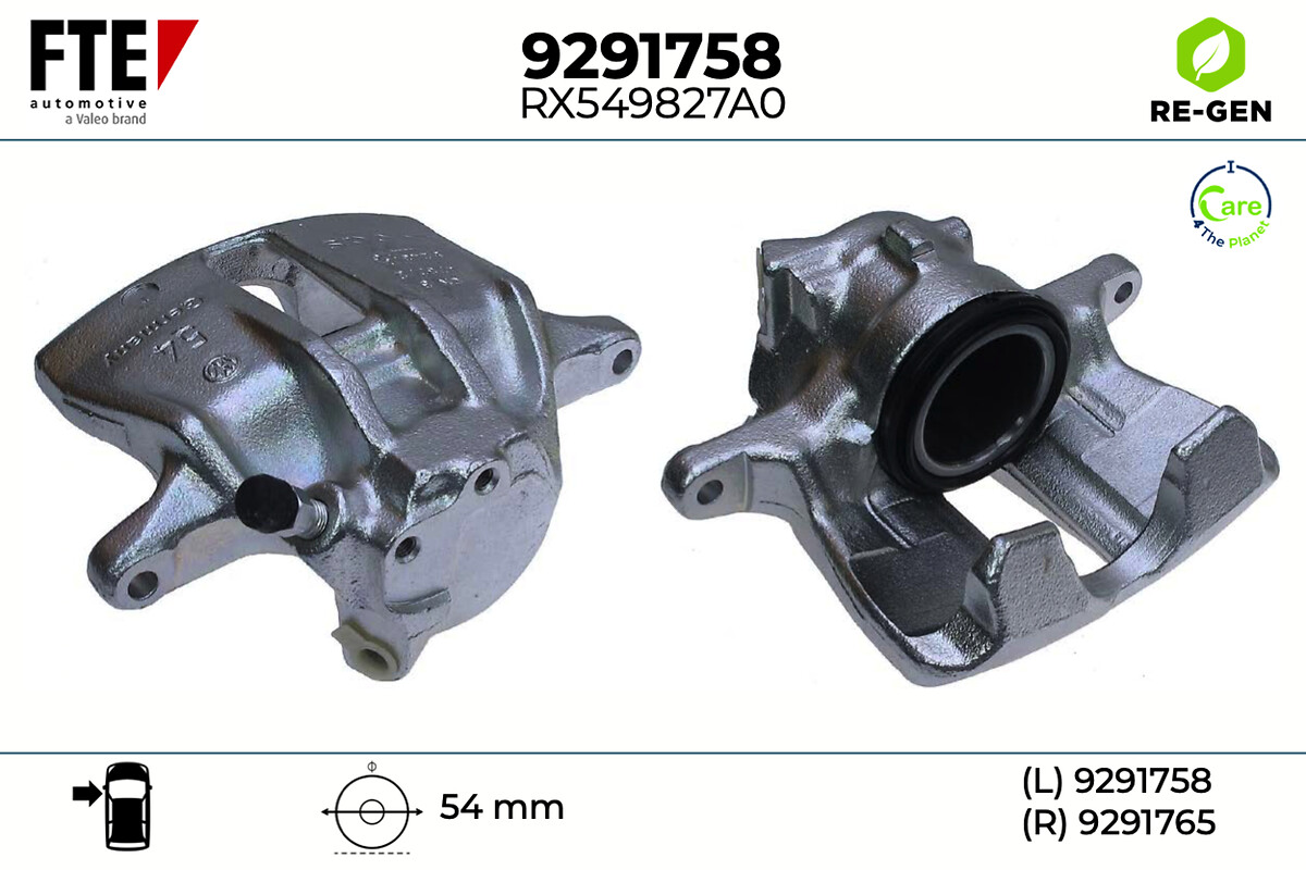 Étrier de frein FTE automotive GmbH ref. 9291758