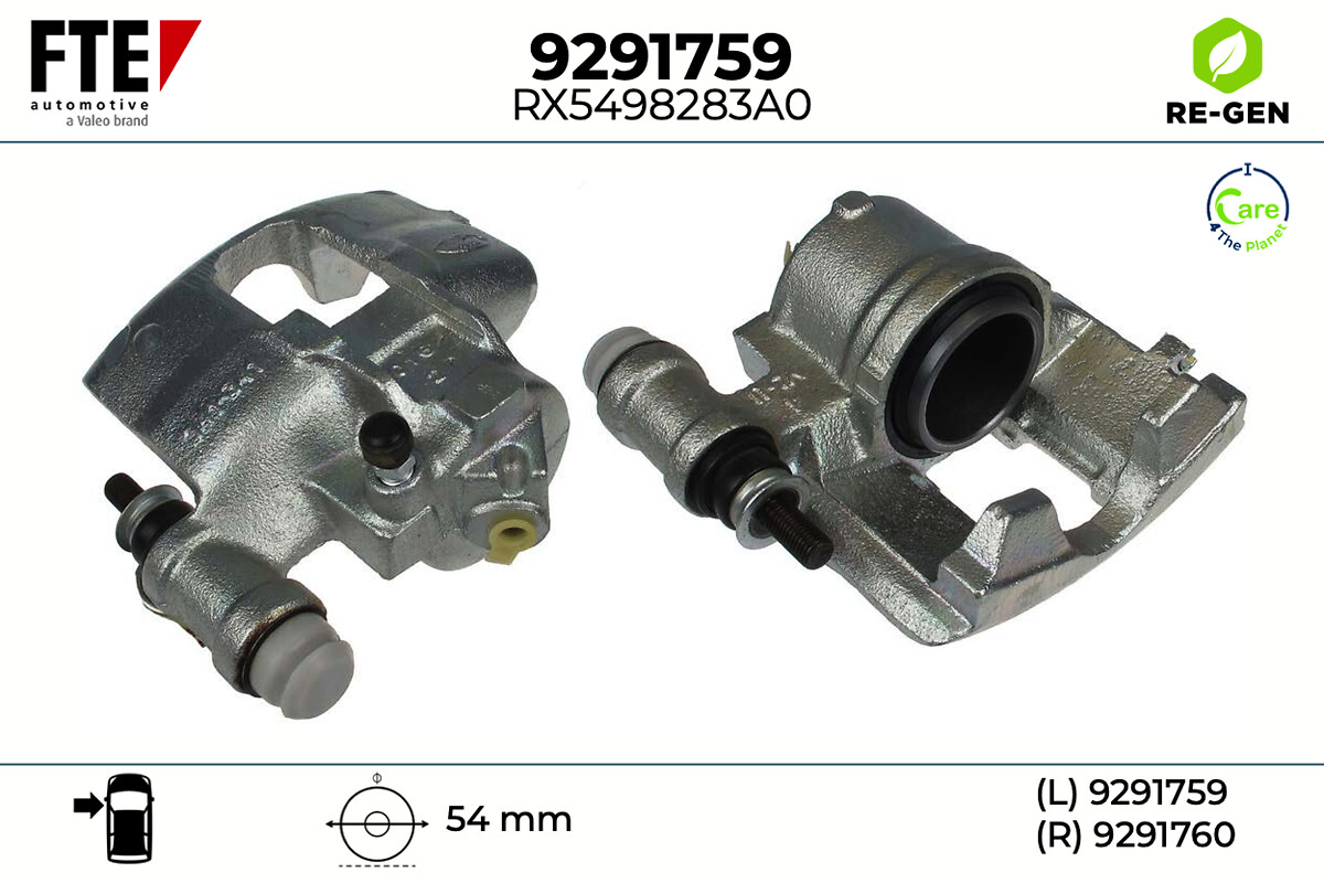 Étrier de frein FTE automotive GmbH ref. 9291759