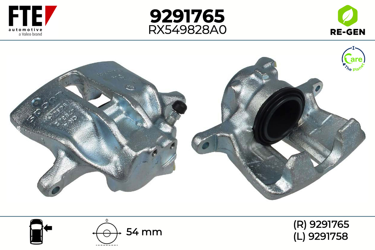 Étrier de frein FTE automotive GmbH ref. 9291765