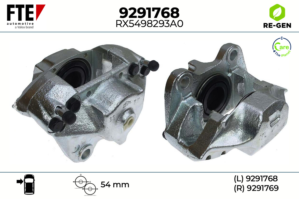 Étrier de frein FTE automotive GmbH ref. 9291768