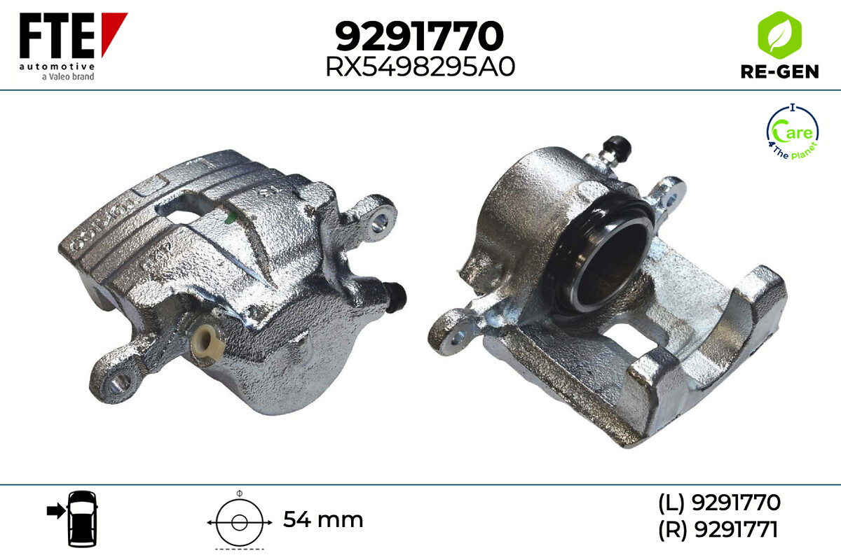 Étrier de frein FTE automotive GmbH ref. 9291770