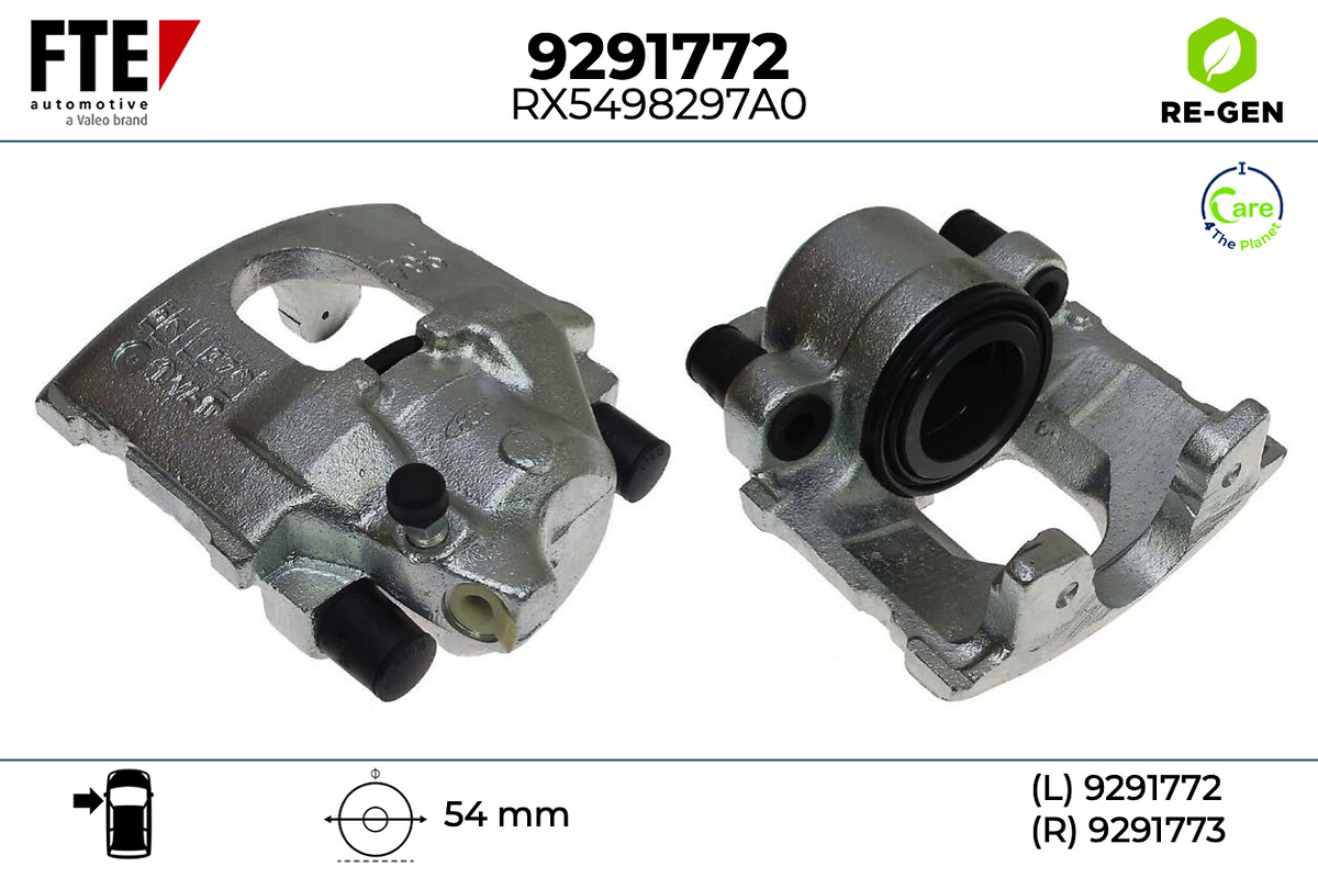 Étrier de frein FTE automotive GmbH ref. 9291772