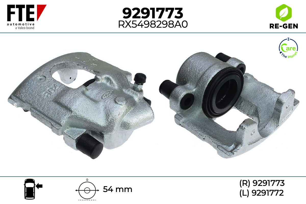 Étrier de frein FTE automotive GmbH ref. 9291773