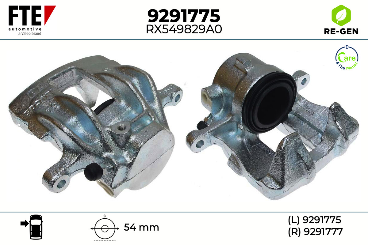 Étrier de frein FTE automotive GmbH ref. 9291775