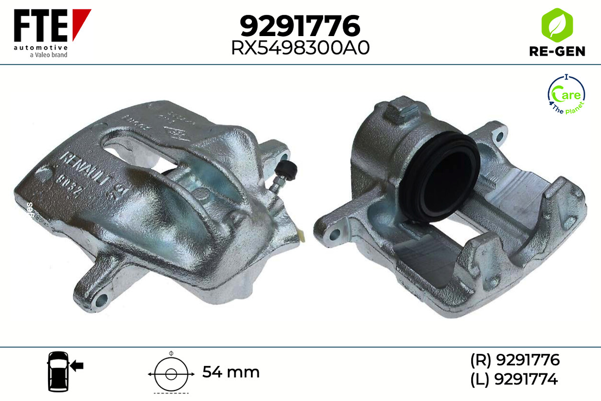 Étrier de frein FTE automotive GmbH ref. 9291776
