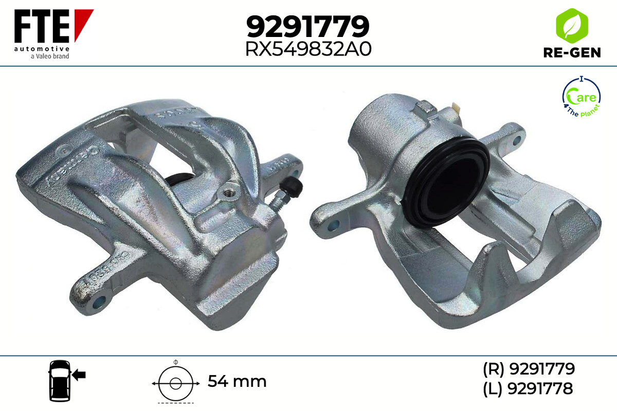 Étrier de frein FTE automotive GmbH ref. 9291779
