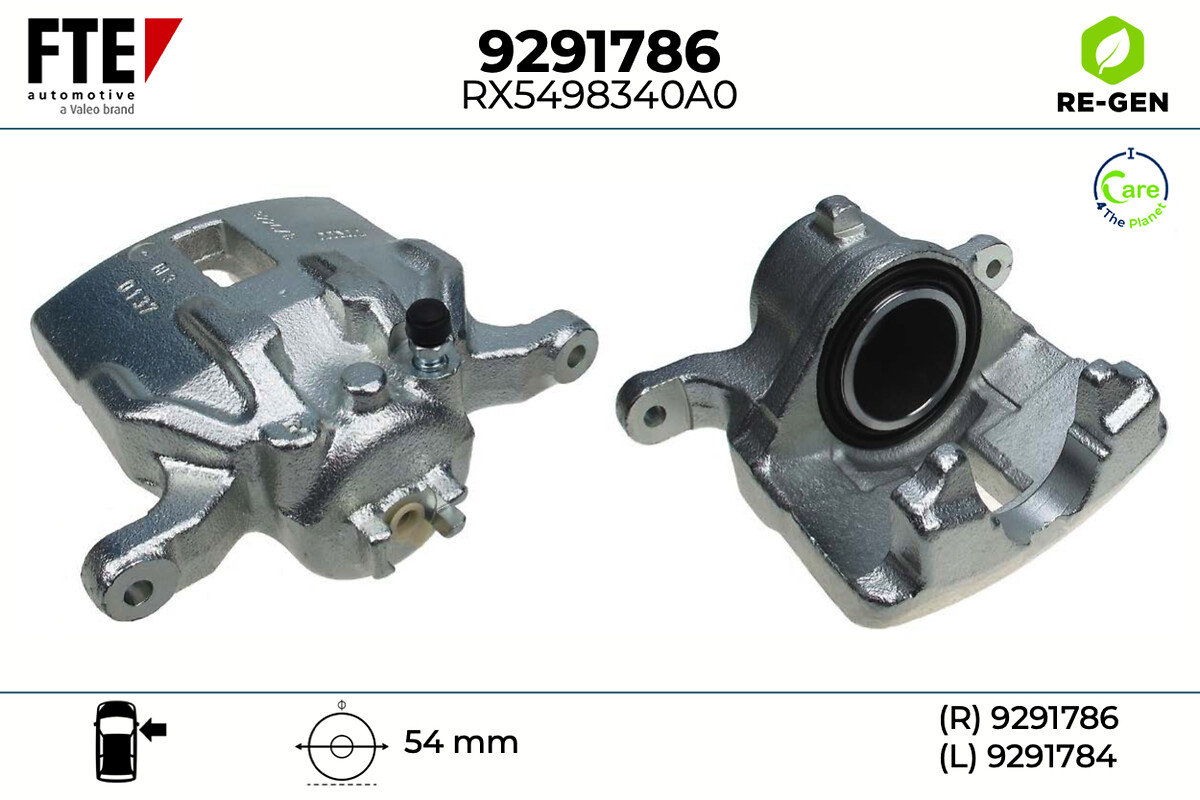 Étrier de frein FTE automotive GmbH ref. 9291786