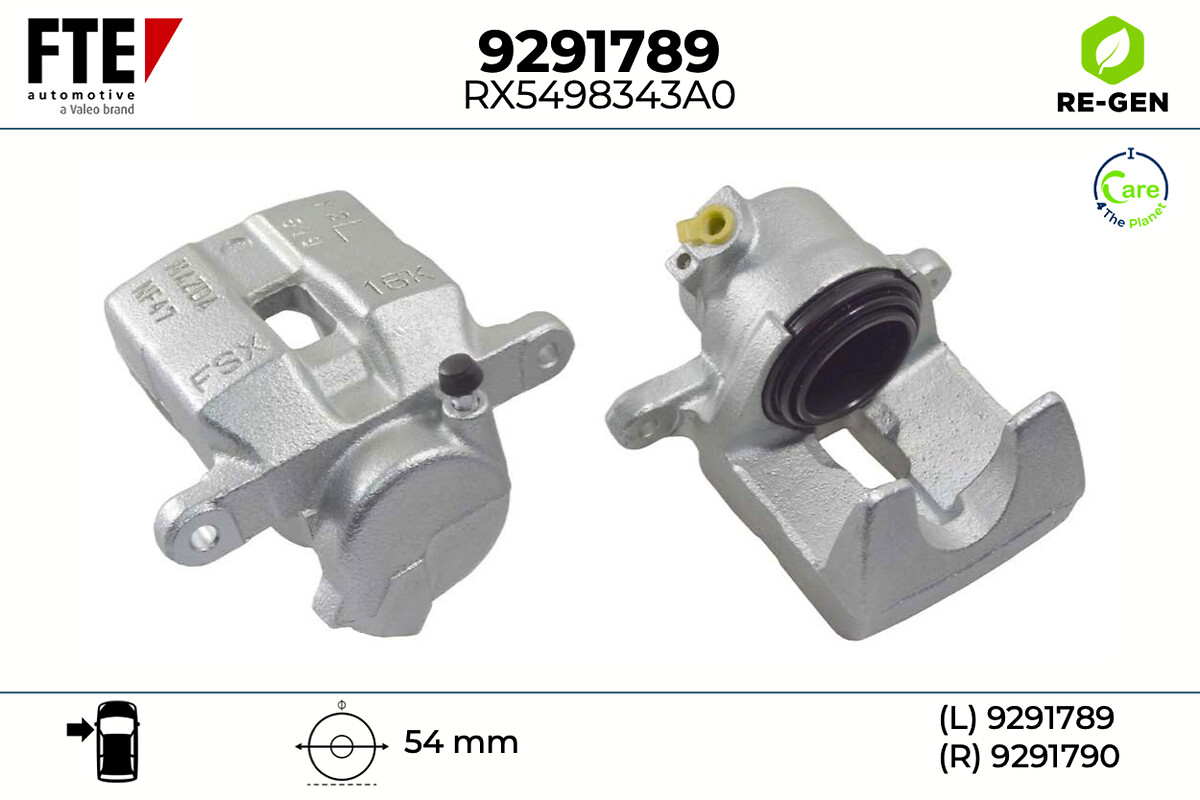 Étrier de frein FTE automotive GmbH ref. 9291789