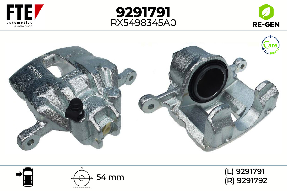 Étrier de frein FTE automotive GmbH ref. 9291791