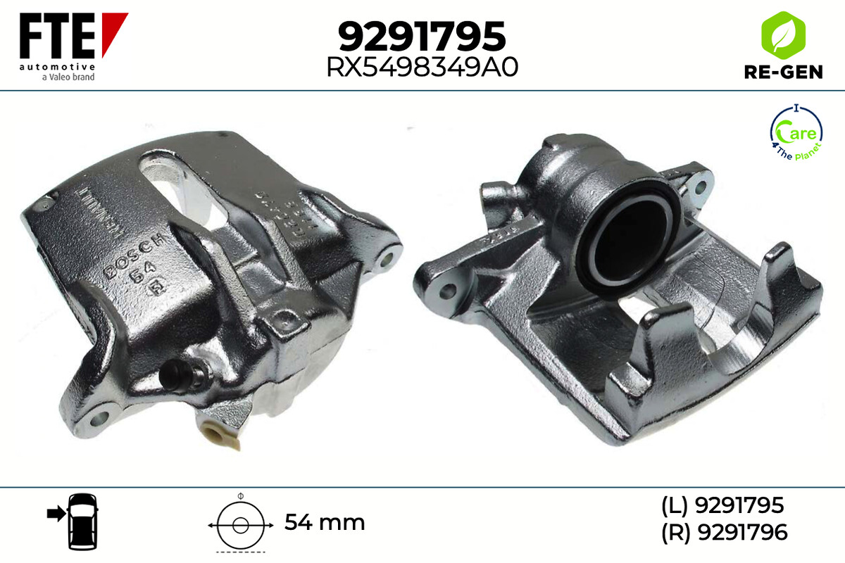 Étrier de frein FTE automotive GmbH ref. 9291795