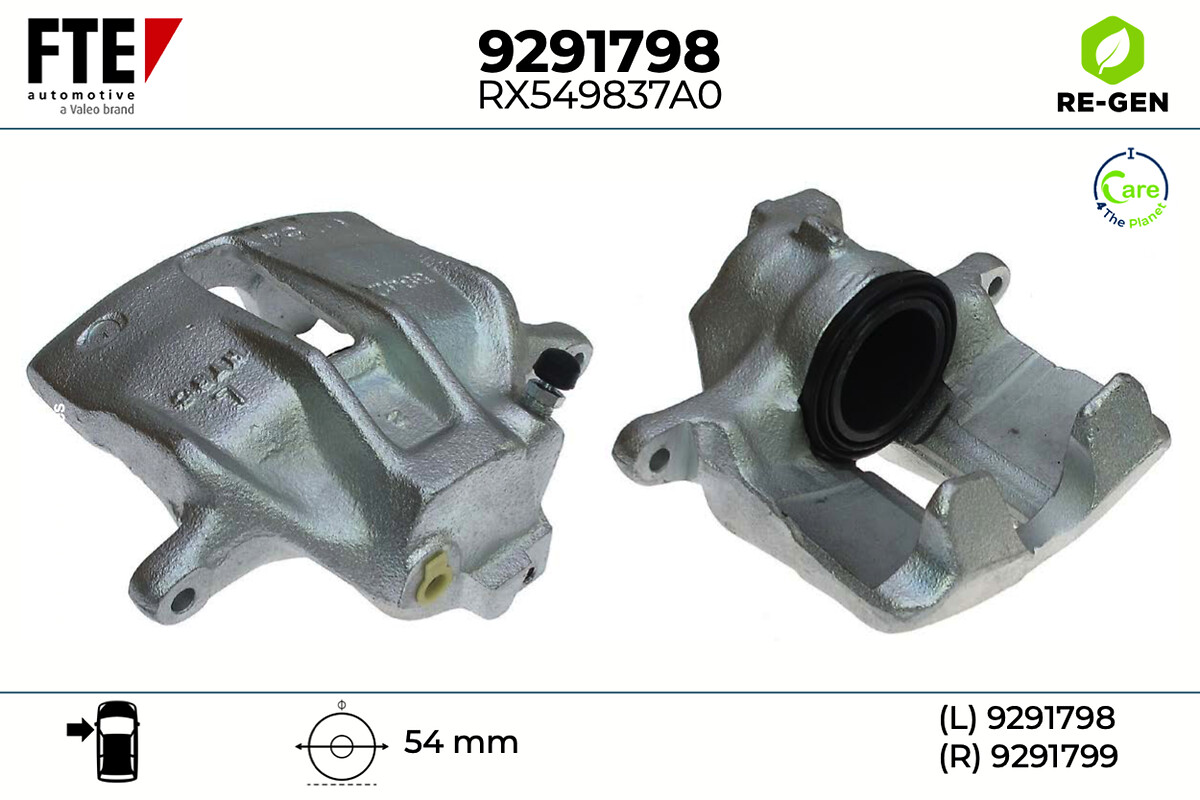 Étrier de frein FTE automotive GmbH ref. 9291798