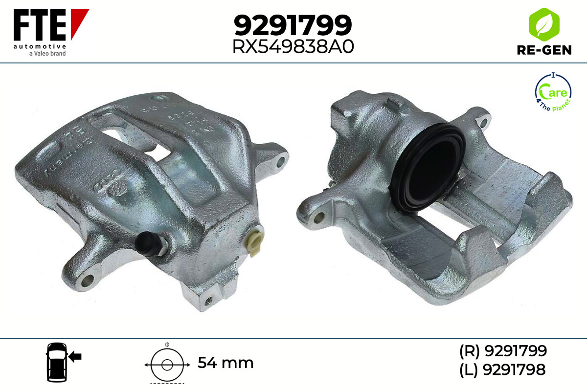 Étrier de frein FTE automotive GmbH ref. 9291799