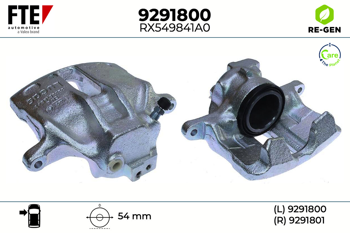 Étrier de frein FTE automotive GmbH ref. 9291800