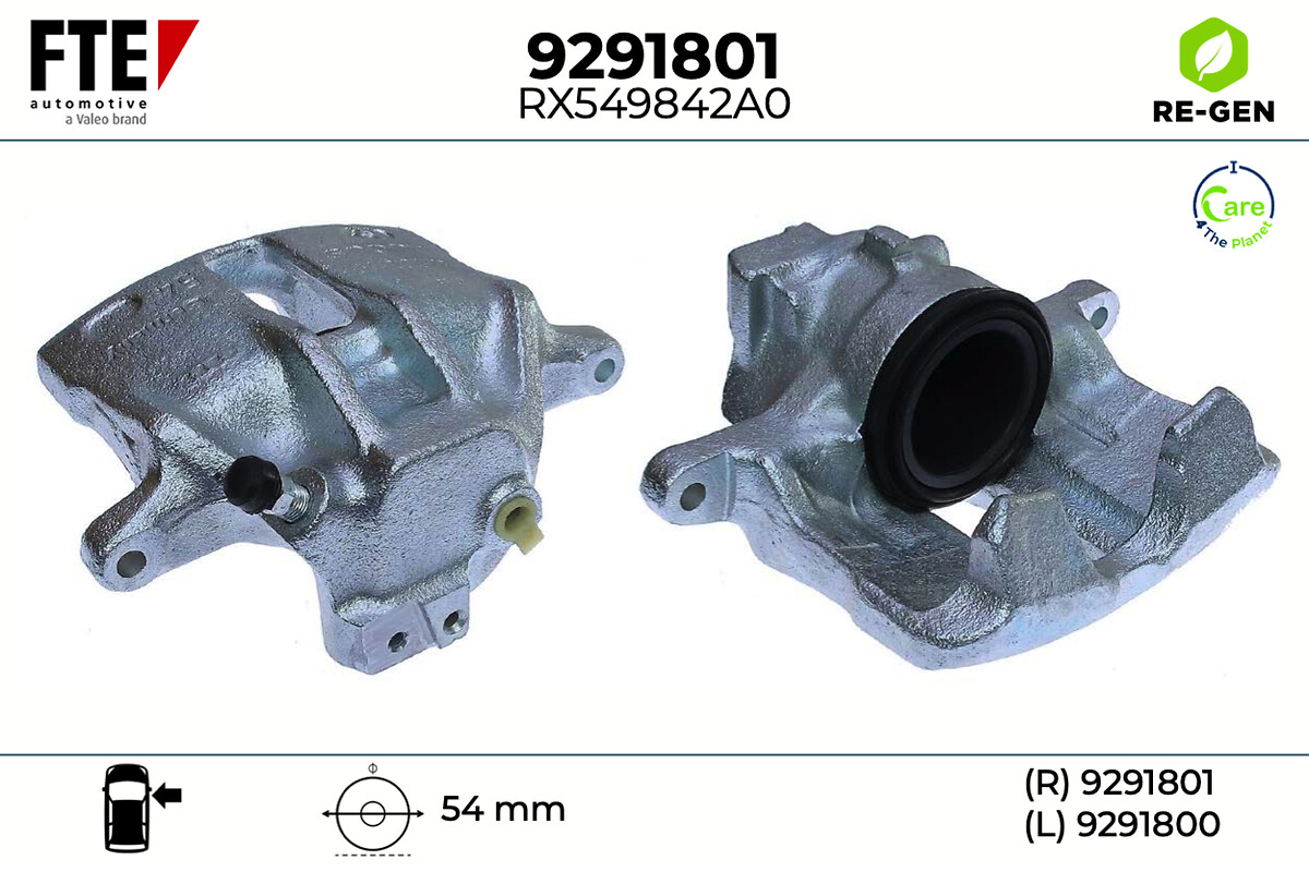 Étrier de frein FTE automotive GmbH ref. 9291801