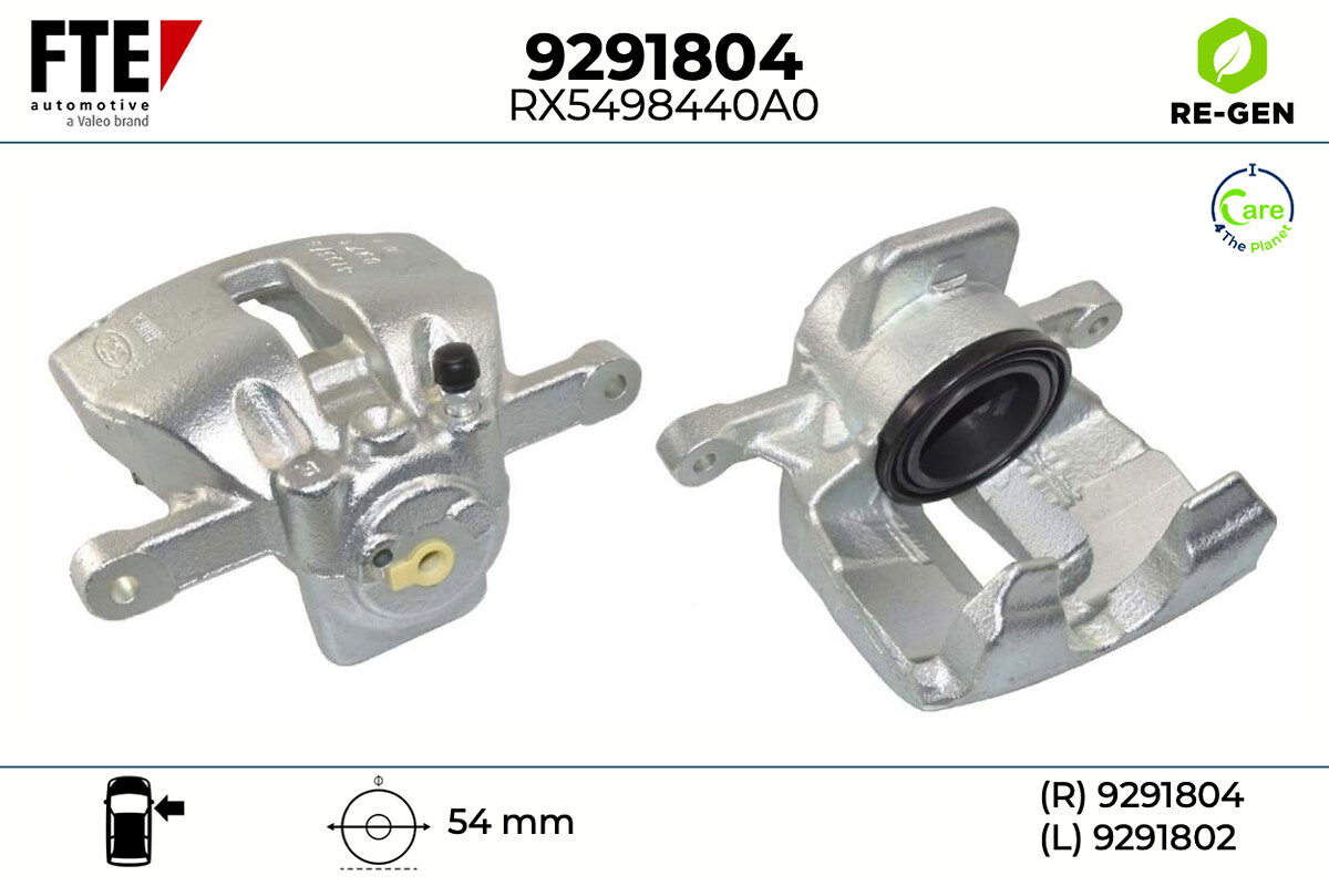 Étrier de frein FTE automotive GmbH ref. 9291804