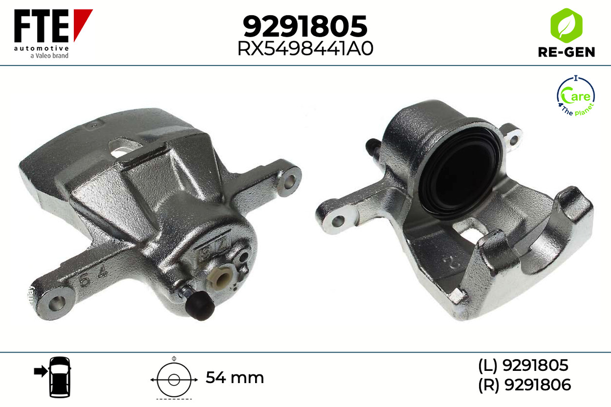 Étrier de frein FTE automotive GmbH ref. 9291805