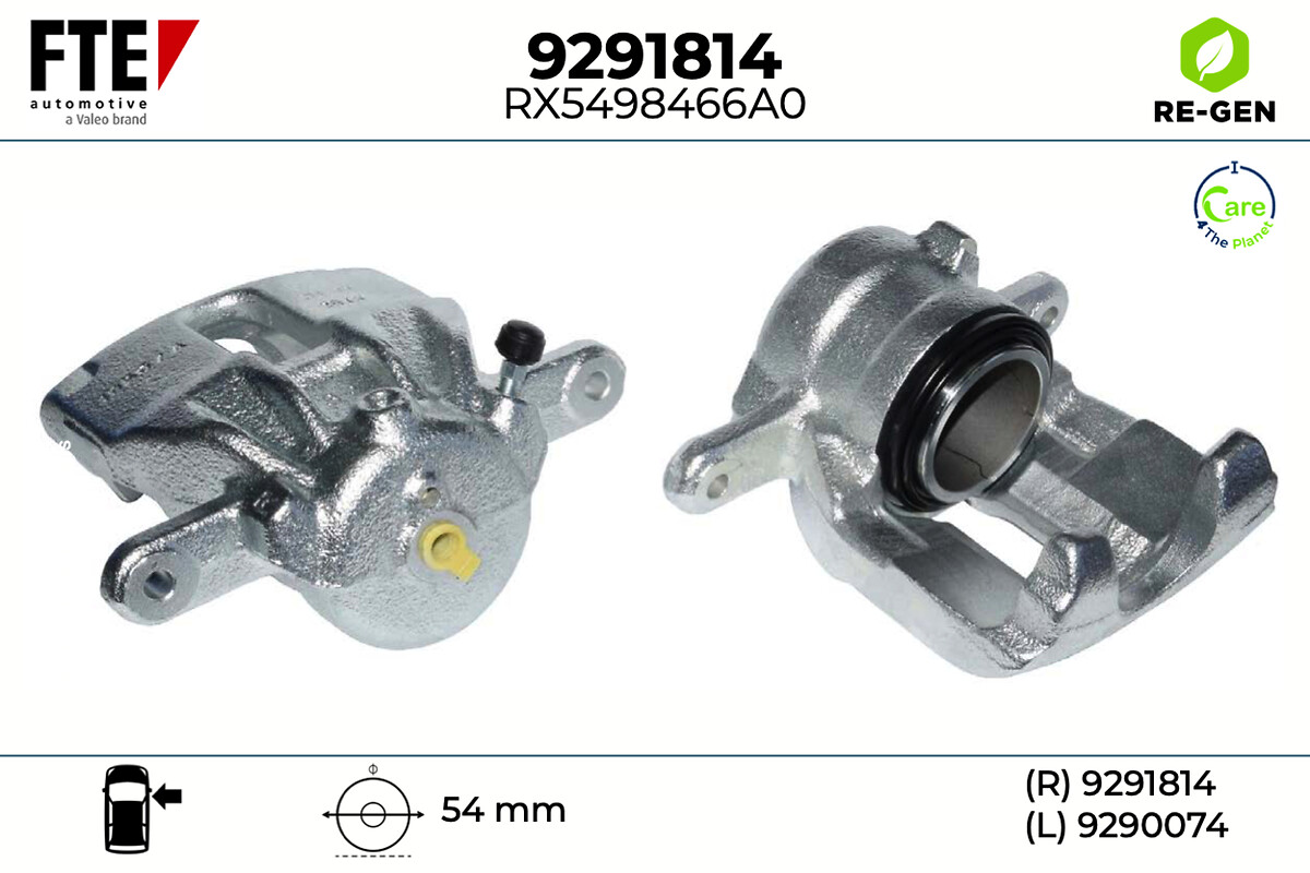 Étrier de frein FTE automotive GmbH ref. 9291814