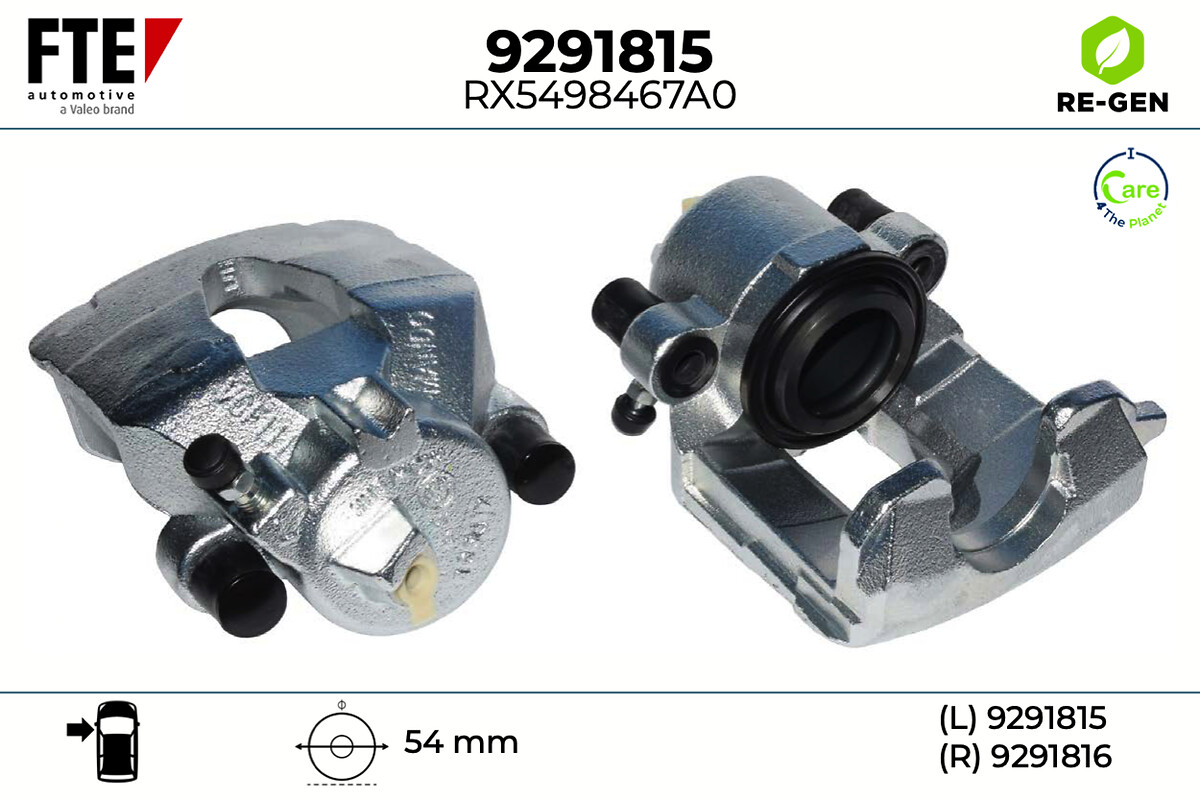 Étrier de frein FTE automotive GmbH ref. 9291815