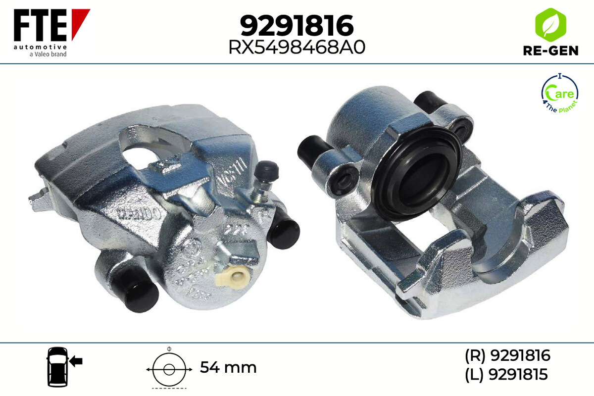 Étrier de frein FTE automotive GmbH ref. 9291816