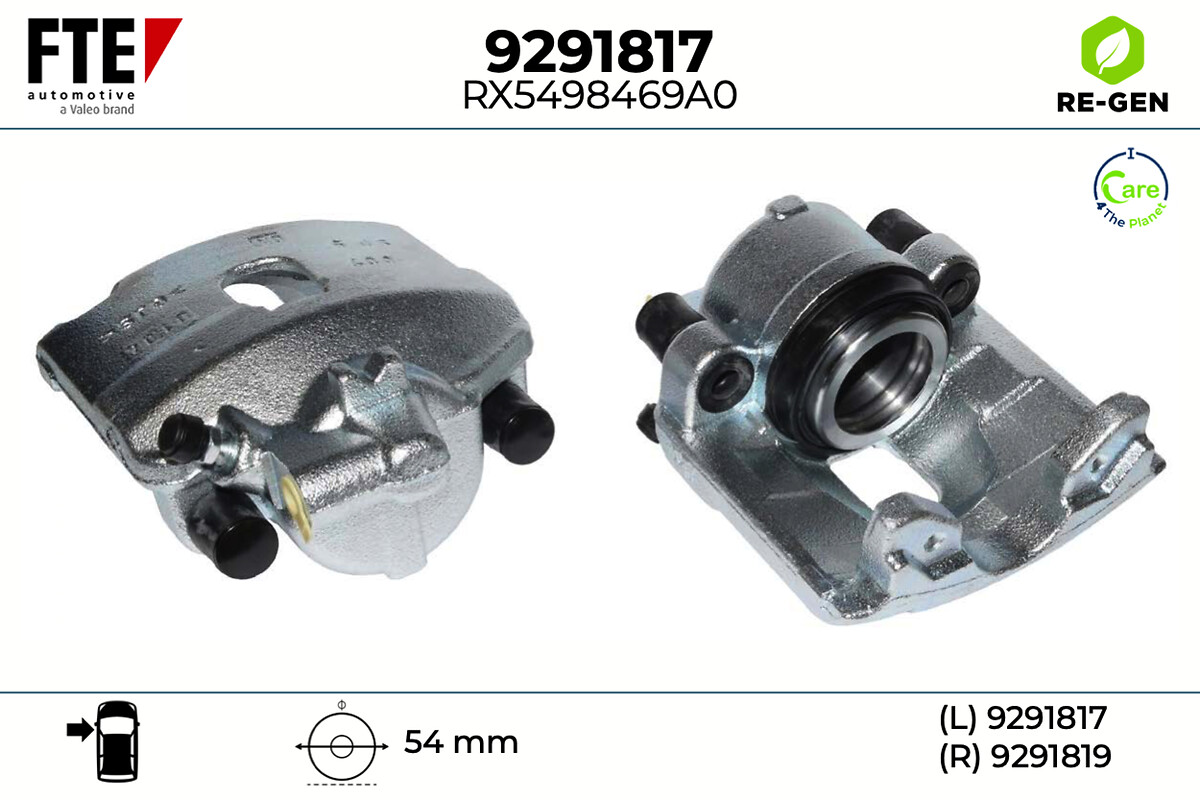 Étrier de frein FTE automotive GmbH ref. 9291817
