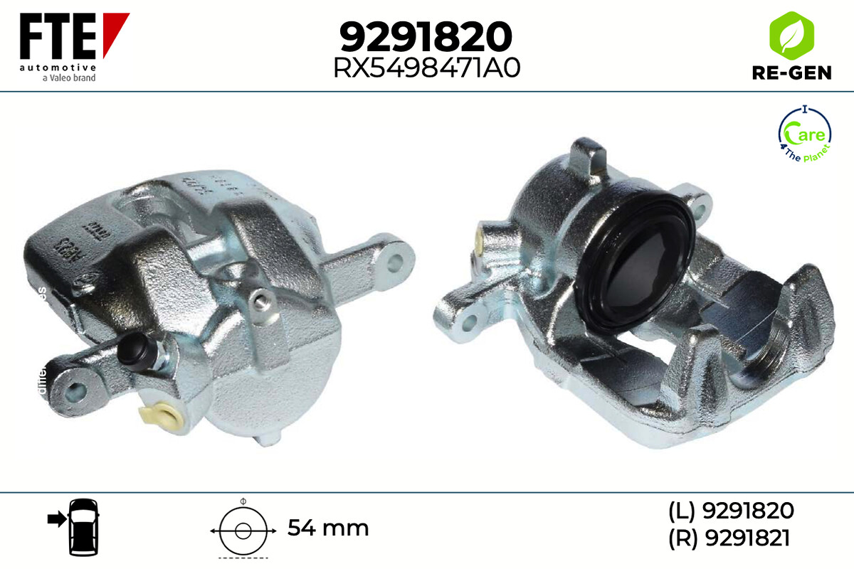 Étrier de frein FTE automotive GmbH ref. 9291820