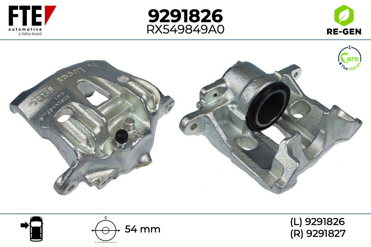 Étrier de frein FTE automotive GmbH ref. 9291826