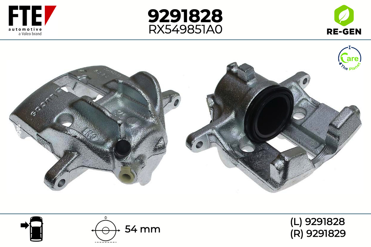 Étrier de frein FTE automotive GmbH ref. 9291828