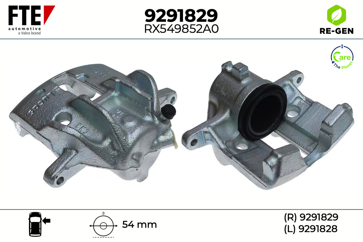 Étrier de frein FTE automotive GmbH ref. 9291829
