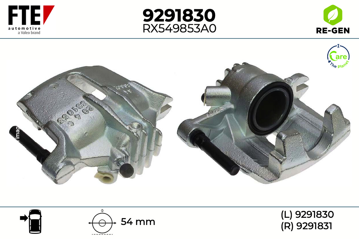 Étrier de frein FTE automotive GmbH ref. 9291830