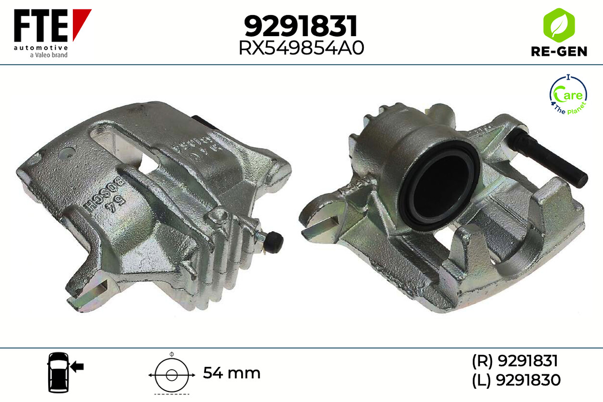 Étrier de frein FTE automotive GmbH ref. 9291831