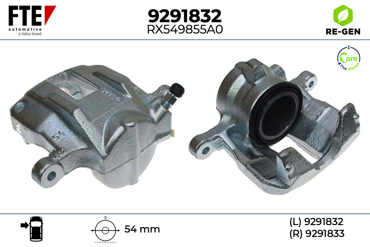 Étrier de frein FTE automotive GmbH ref. 9291832