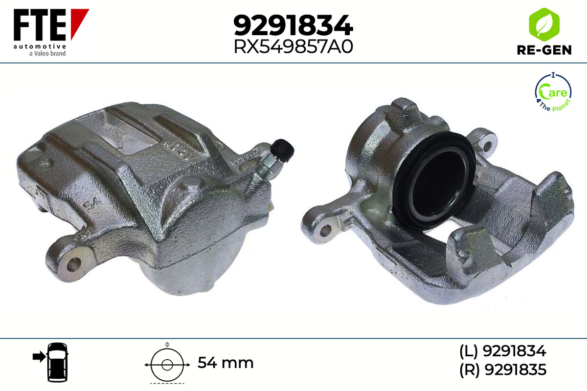 Étrier de frein FTE automotive GmbH 9291834