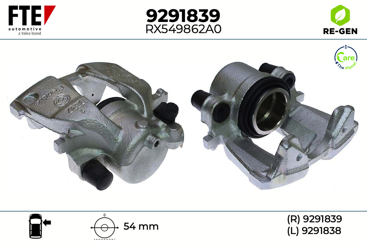 Étrier de frein FTE automotive GmbH ref. 9291839