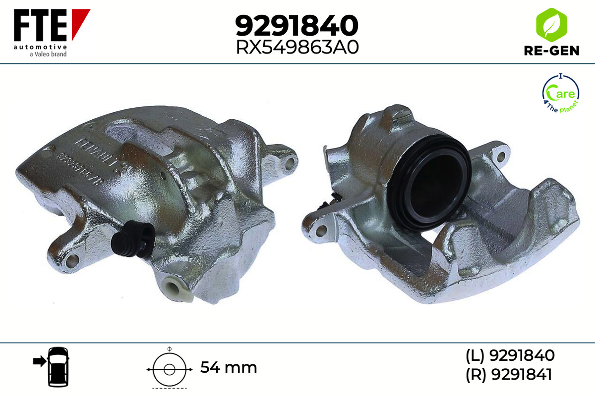 Étrier de frein FTE automotive GmbH ref. 9291840