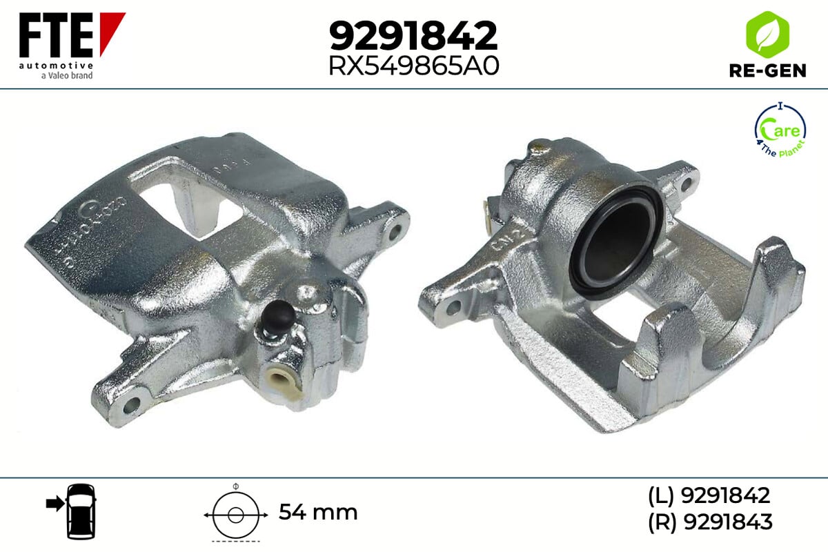 Étrier de frein FTE automotive GmbH ref. 9291842