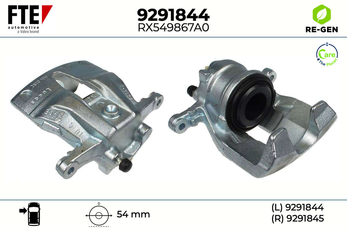Étrier de frein FTE automotive GmbH ref. 9291844