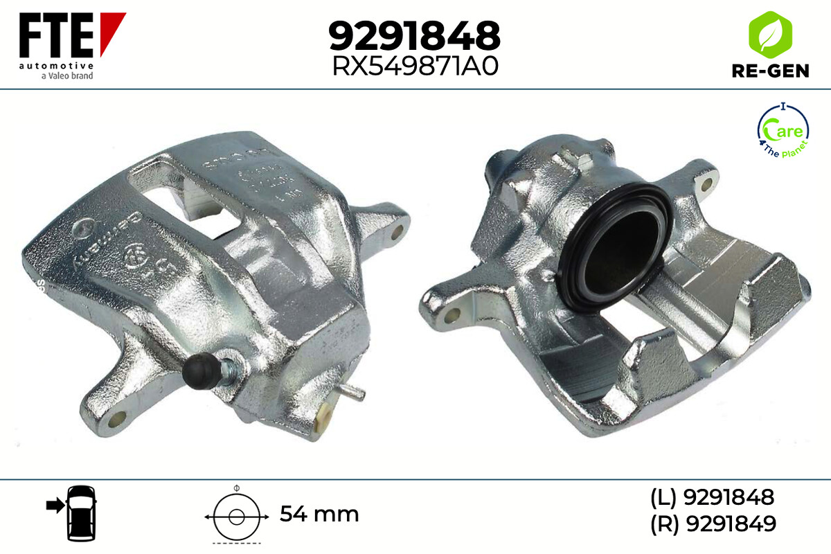 Étrier de frein FTE automotive GmbH ref. 9291848