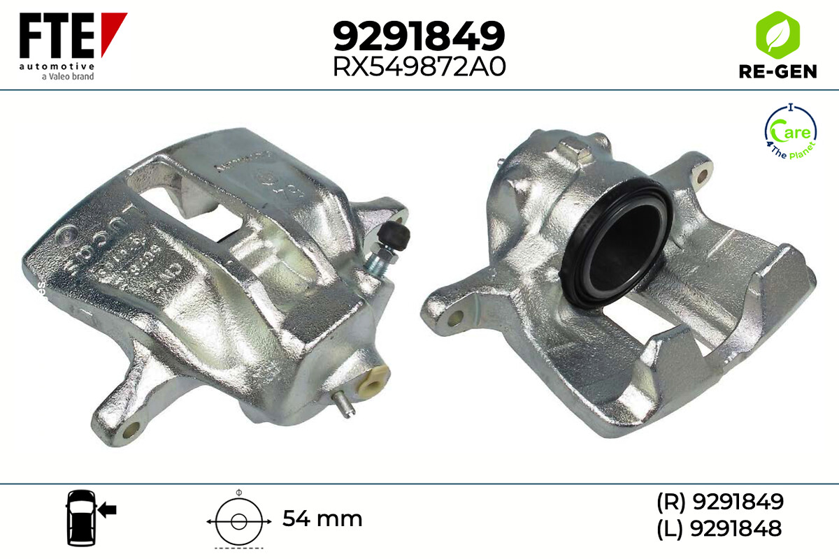 Étrier de frein FTE automotive GmbH ref. 9291849