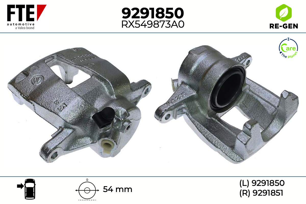 Étrier de frein FTE automotive GmbH ref. 9291850