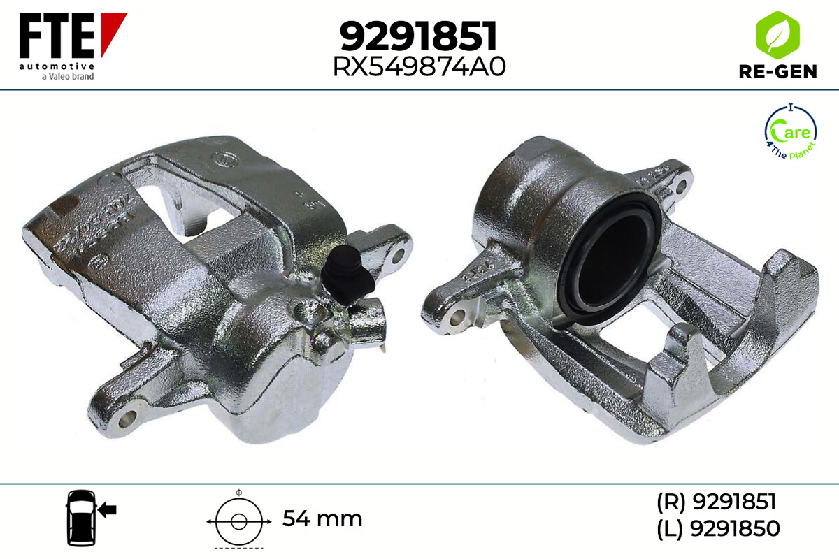 Étrier de frein FTE automotive GmbH ref. 9291851