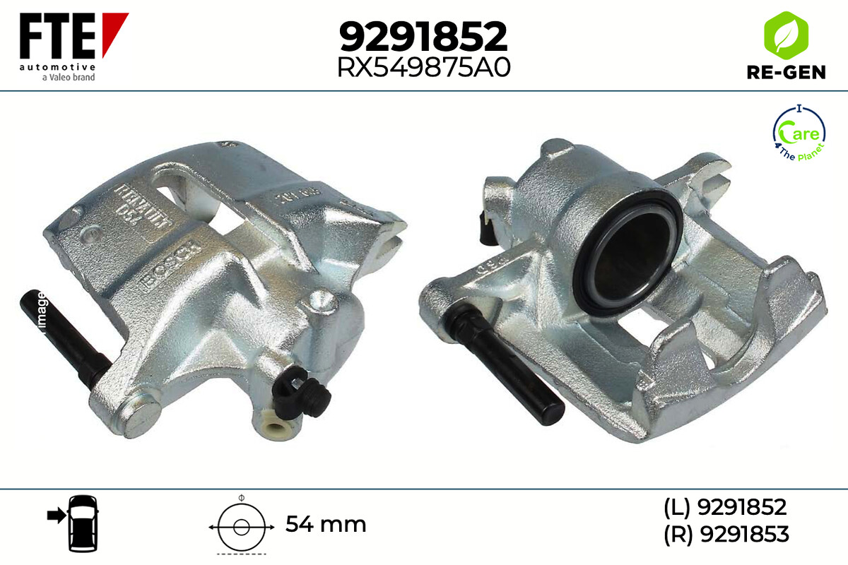 Étrier de frein FTE automotive GmbH ref. 9291852