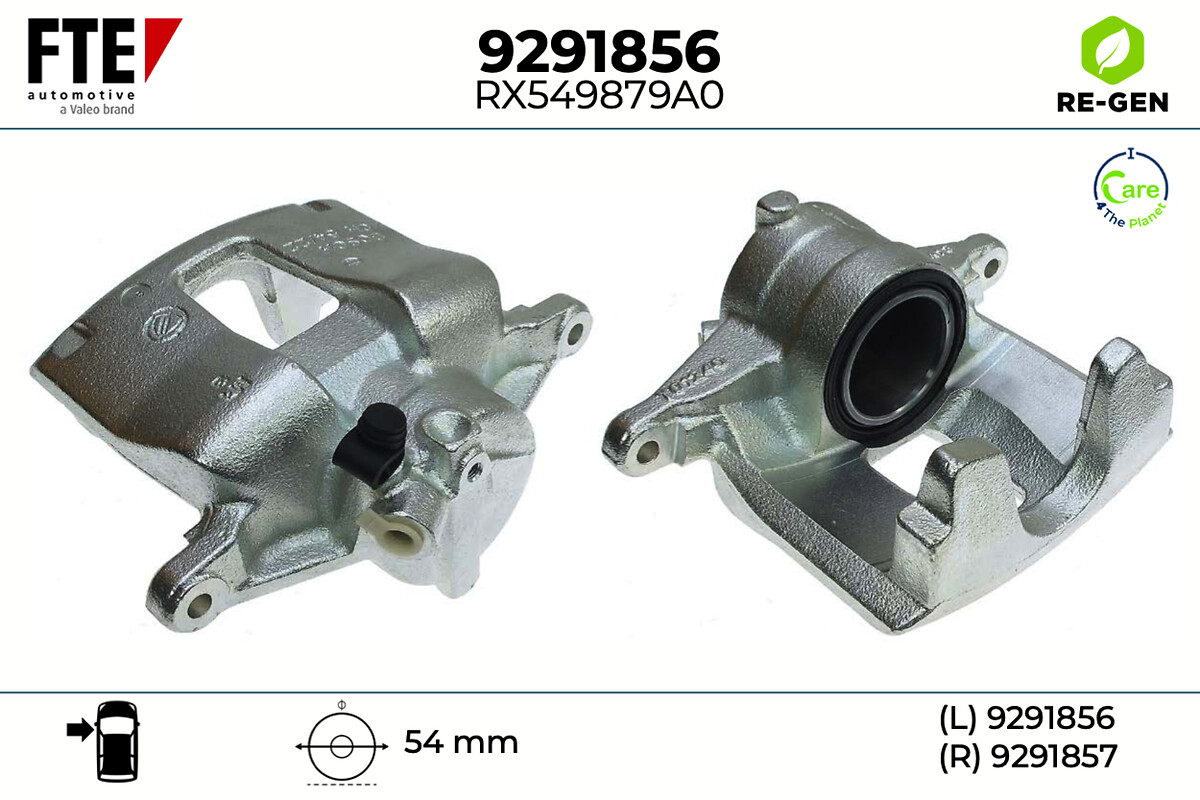 Étrier de frein FTE automotive GmbH ref. 9291856