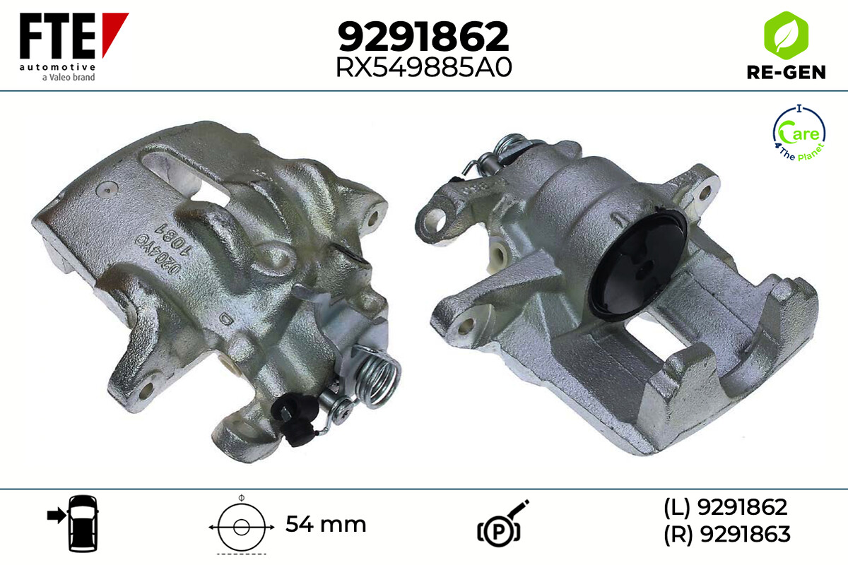 Étrier de frein FTE automotive GmbH ref. 9291862