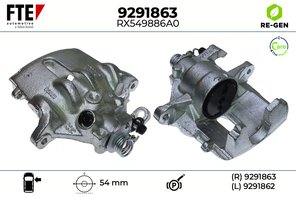 Étrier de frein FTE automotive GmbH ref. 9291863