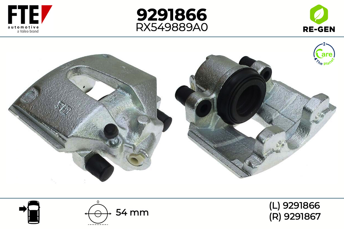 Étrier de frein FTE automotive GmbH ref. 9291866